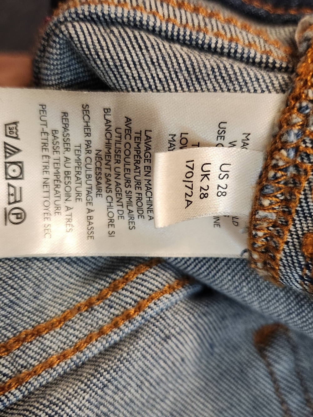 Anthropologie Pilcro Hi-Rise Bootcut Jeans Button Fly Denim Women’s 28 - Picture 14 of 16